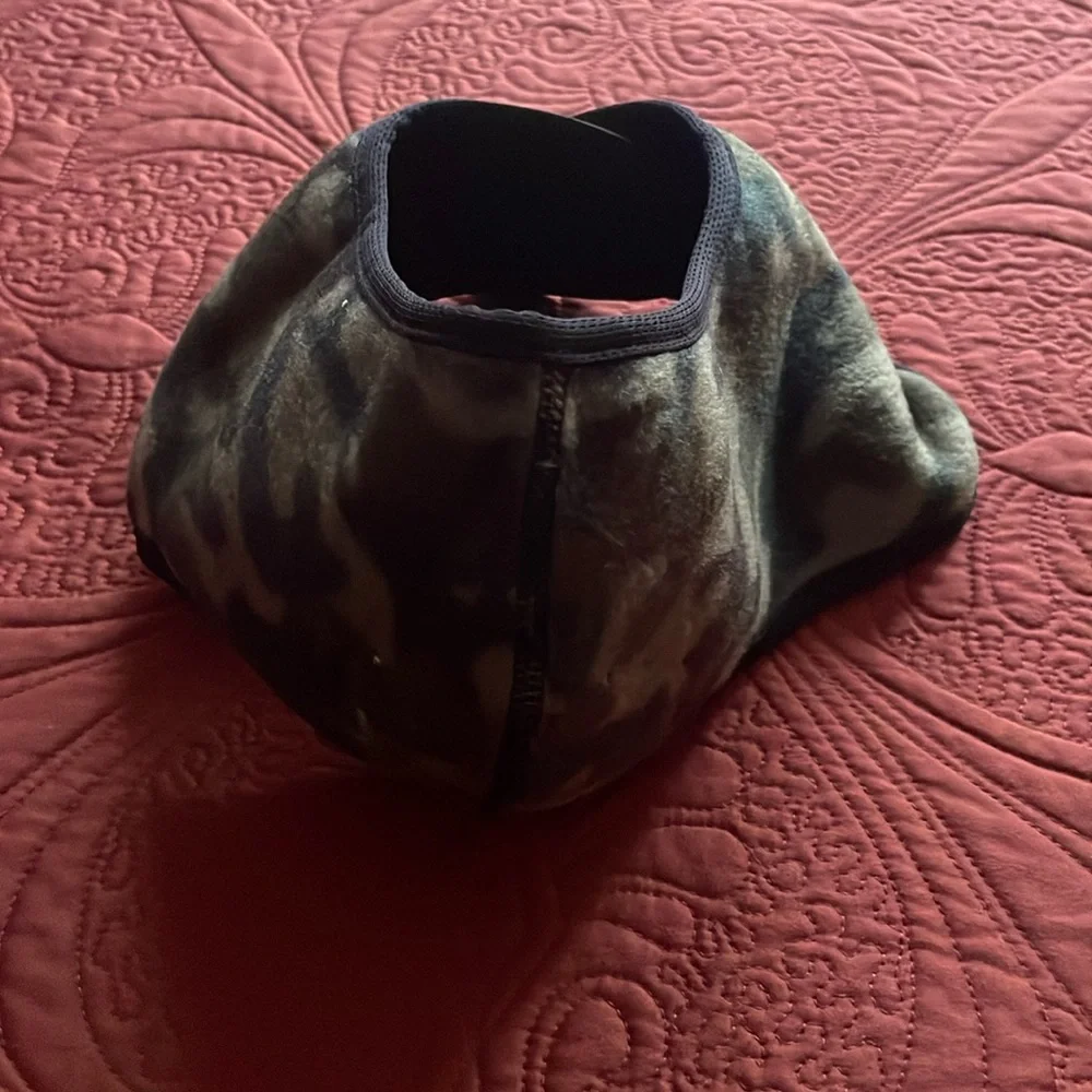 2 “gaitors” - camo & grey - NEVER USED